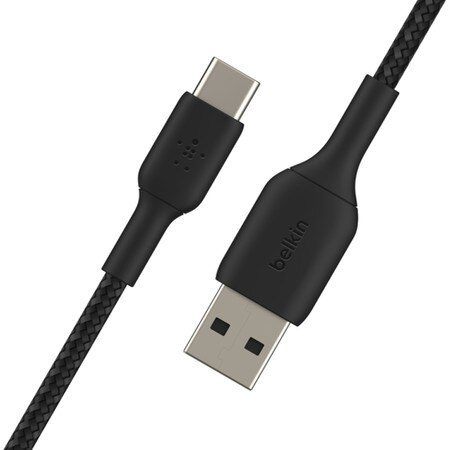 BoostCharge USB-C to USB-A 1M Cable Black - Image 3
