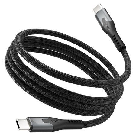 SelfCoil Magnetic Cable USB-C to USB-C 6ft 100W Black - Image 3