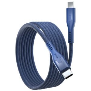 MagStack Pro Charge/Sync Magnetic Cable USB-C to USB-C 4ft Navy