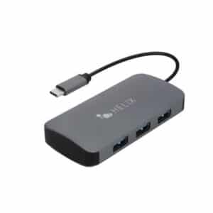 USB-C to 4-Port USB-A Hub Black