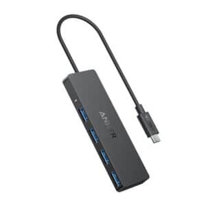 4-Port USB-C Hub Black
